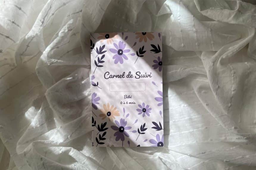 Le Carnet de Suivi Bebe a Imprimer Milky Daisy