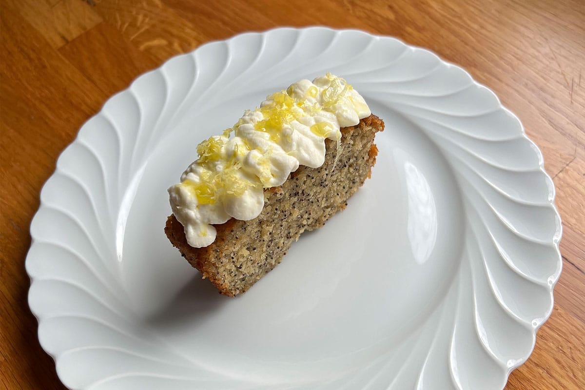 cake citron pavot healthy