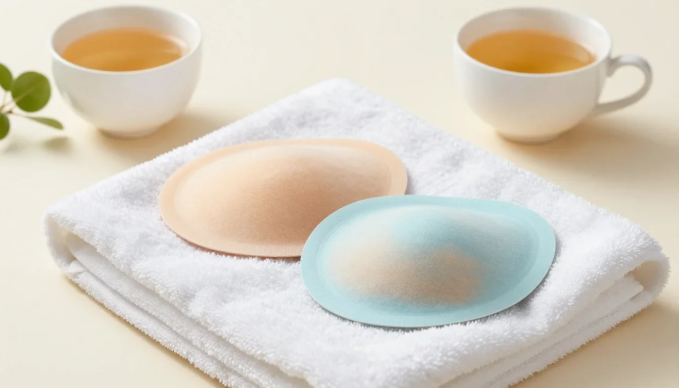 Compresses chaudes et froides pour soulager l'engorgement mammaire