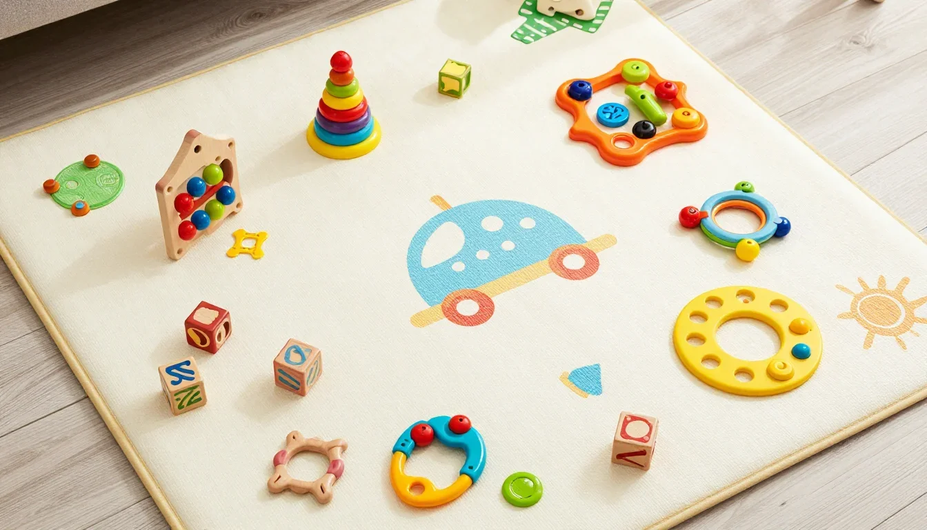 Développement bébé premiers mois - éveil et motricité