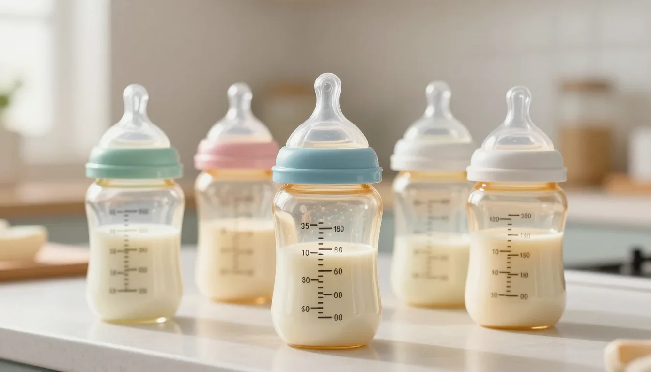 Signes et causes d'une baisse de lactation chez la maman allaitante : tire-lait et biberon
